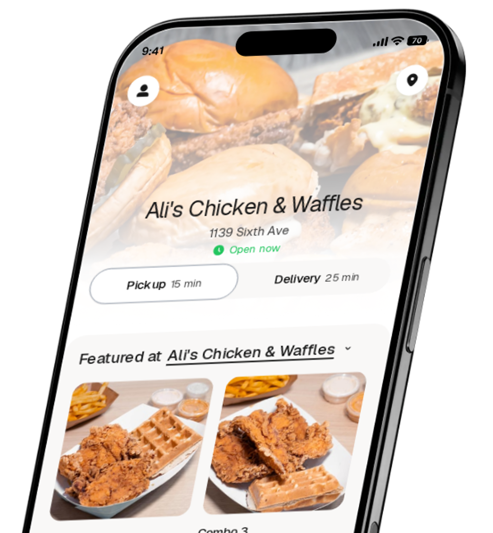 Ali's Chicken & Waffles app preview