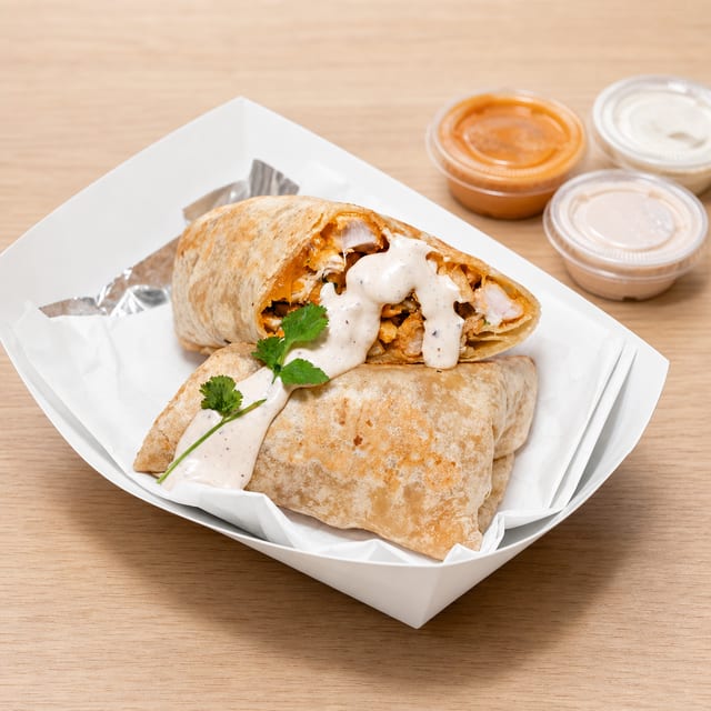 Surf n' Bird Burrito.