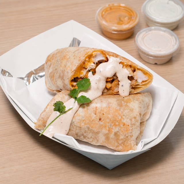 Surf n' Bird Burrito.