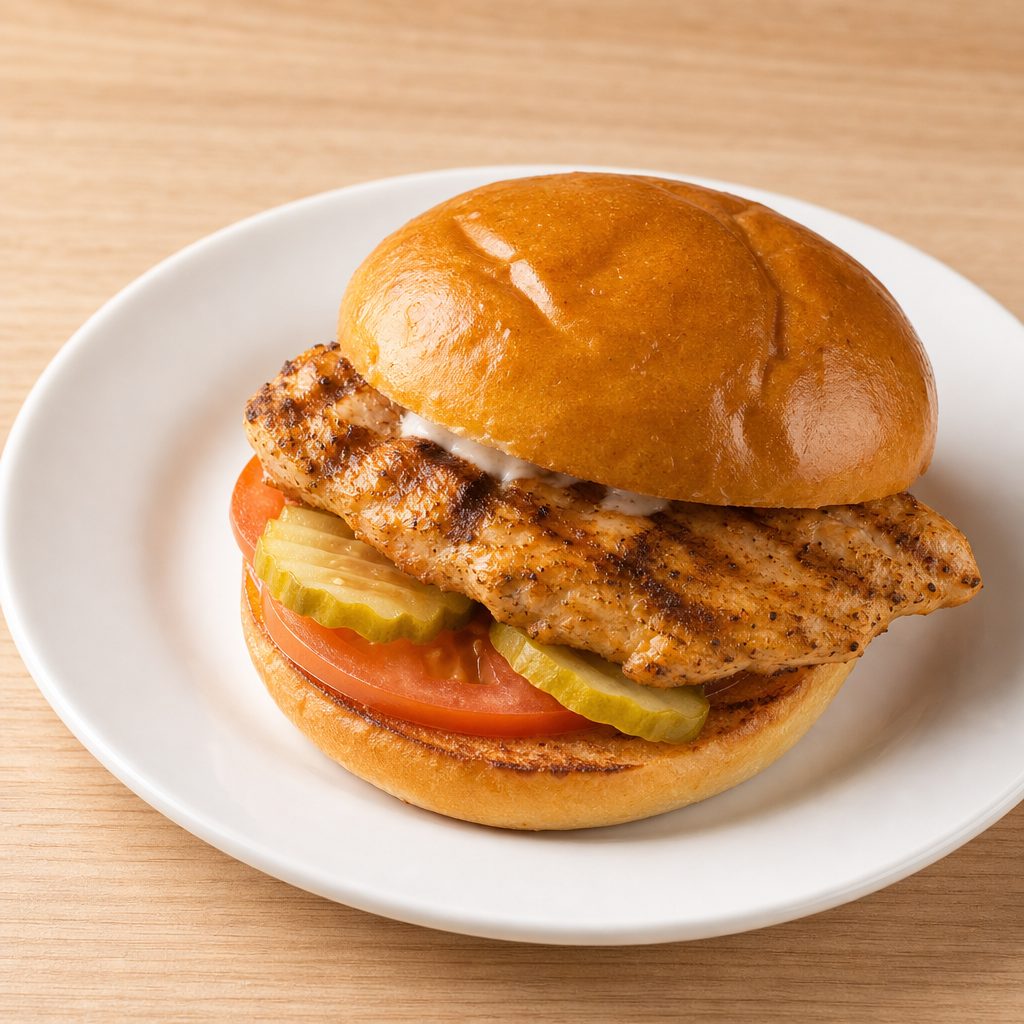 Grilled Chicken Sandwich.