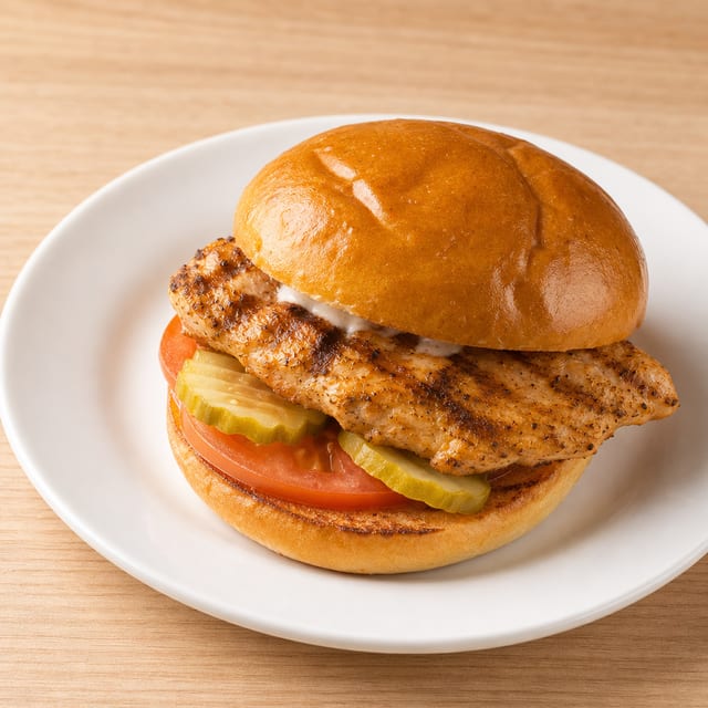 Grilled Chicken Sandwich.
