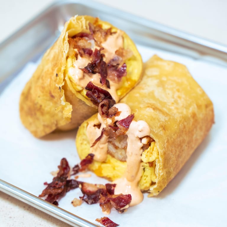 Delicious Breakfast Burrito and More